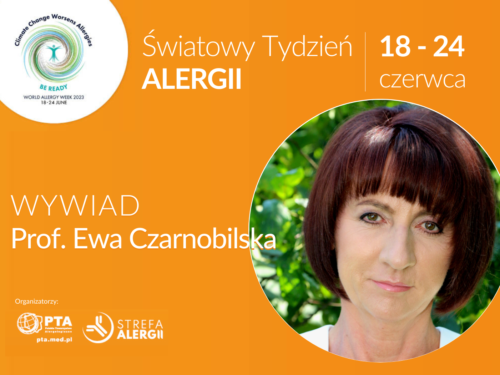 Prof. Ewa Czarnobilska, Światowy Tydzień Alergii, Alergia na smog