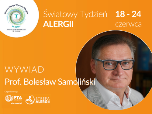 Prof. Bolesław Samoliński epidemia alergii
